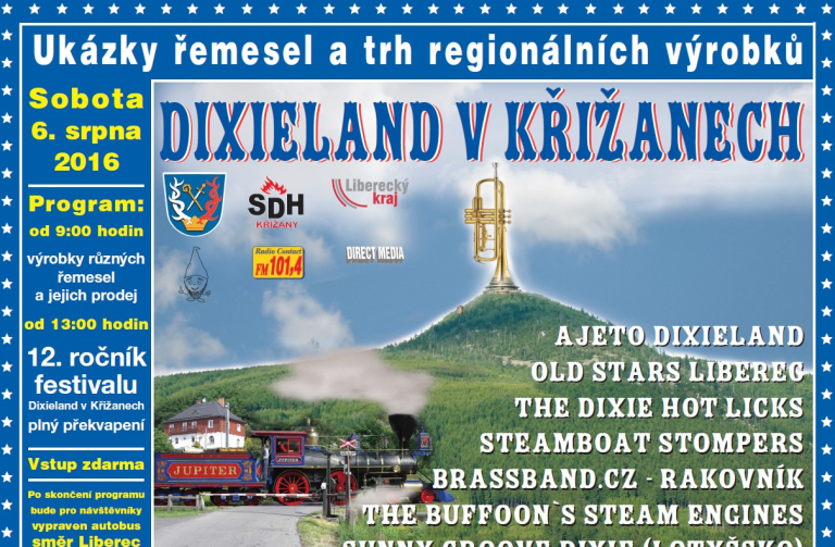Křižany opět rozezní tradiční festival dixielandů 